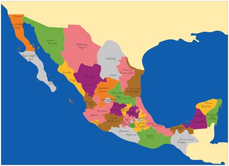 republica mexicana mapa - biodiversidade mapa mental